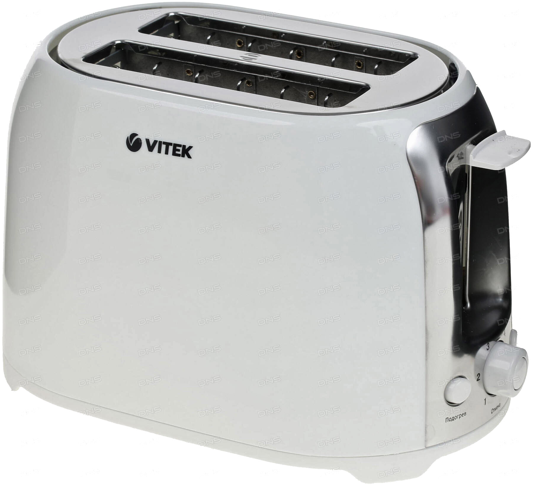 Тостер VITEK VT-1582. 6 уровней прожарки, 750Вт