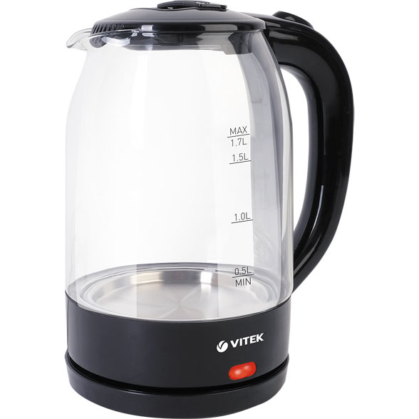 Чайник VITEK VT-7092 1.7л, 2200 Вт, стекло