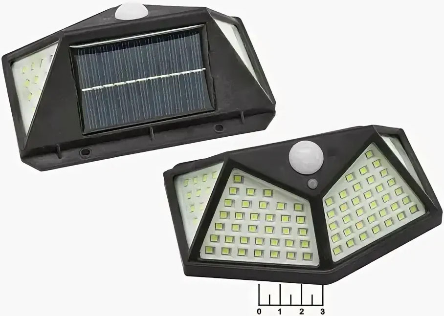  SOLAR POWERED LED WAL LIGHT HG-50 COB, ,   ,  18650,    