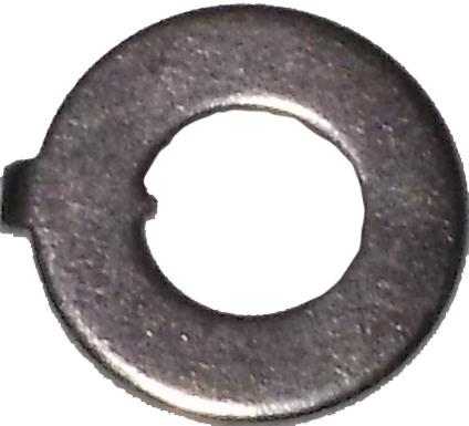 Шайба стопорная Ф12x6x0.5 мм цинк под прорезь. 10 штук Для перем.резисторов и тумблеров 