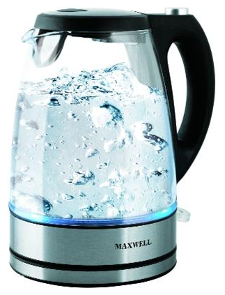 Чайник электрический MAXELL MW-1015 1.7L, 2200W стекло+пластик+подсветка